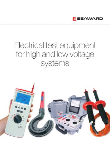 2014 Seaward High/Low Voltage Test Tools