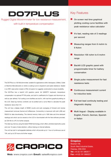 Cropico DO7Plus Datasheet