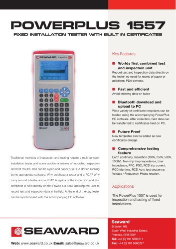 PowerPlus 1557 Datasheet