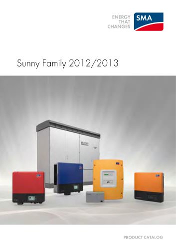 SUNNY FAMILIY 2012/2013 - PRODUCT CATALOG