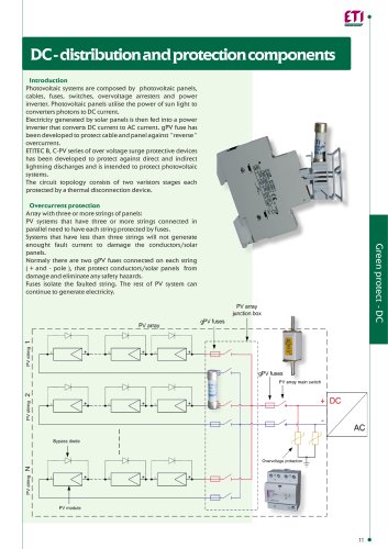 ETI Green Protect: Overcurrent and overvoltage protection for photovoltaic systems