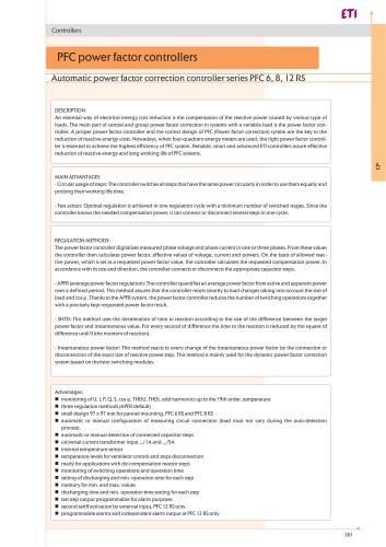 PFC power factor controllers