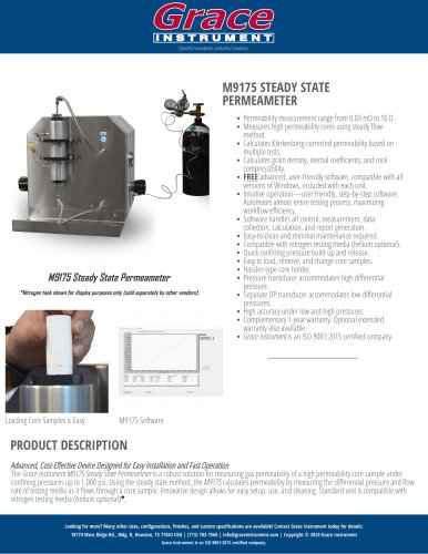 M9175 STEADY STATE PERMEAMETER