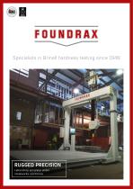 Foundrax Brinell hardness testing equipment general Brochure