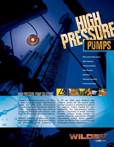 HIGH PRESSURE PUMP SOLUTIONS