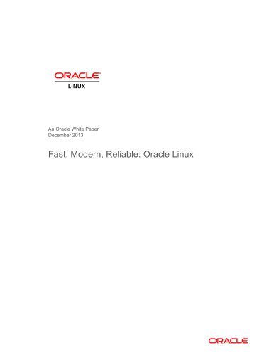 Oracle Linux (White Paper)