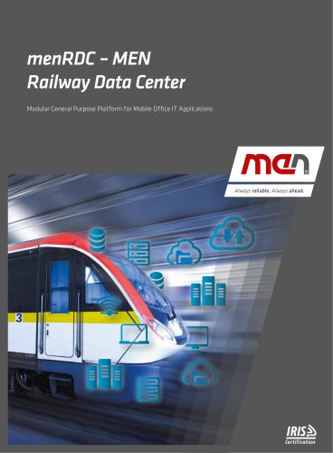 menRDC - MEN Railway Data Center