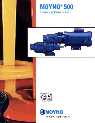 Moyno 500 Pumps Brochure