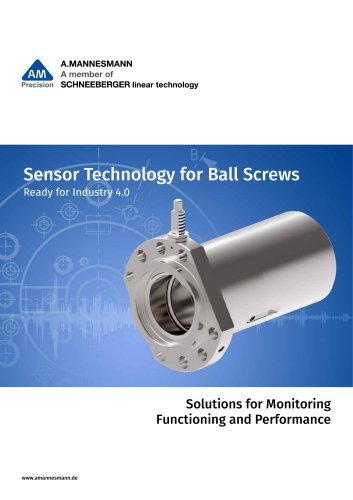 Sensor Technology for Ball Screws