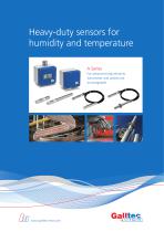 Heavy-duty sensors for humidity and temperature