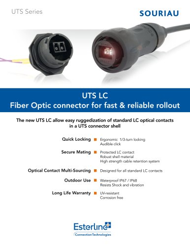 UTS LC Fiber Optic connector for fast & reliable rollout