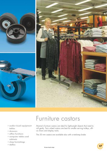 Furniture castors