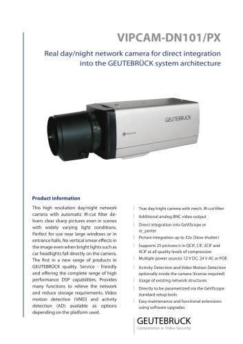 Network Cameras VIPCAM-DN101/PX