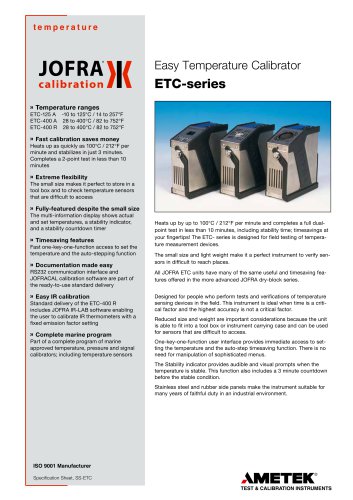 ETC Series - Dry-block