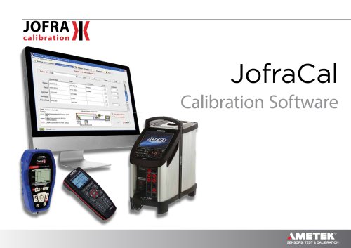 JofraCal Calibration Software