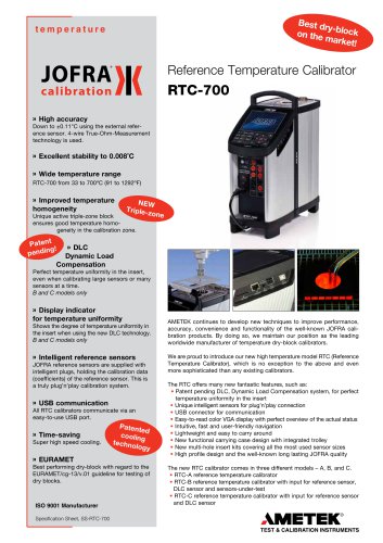 RTC-700 Dry-block calibrator