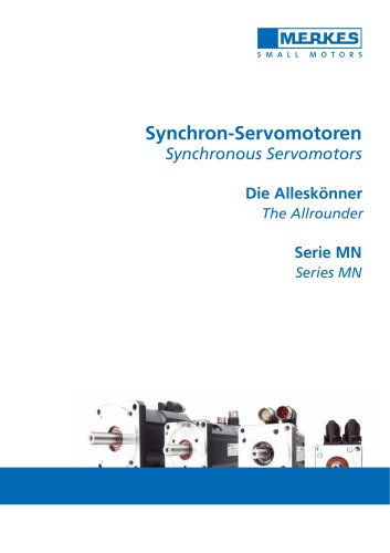 Brochure Synchronous Servomotors Series MN - The Allrounder