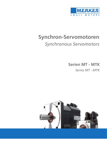 Brochure Synchronous Servomotors Series MT - The powerful ones