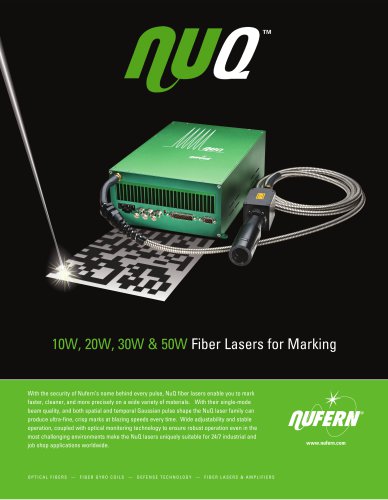 Fiber lasers for Marking