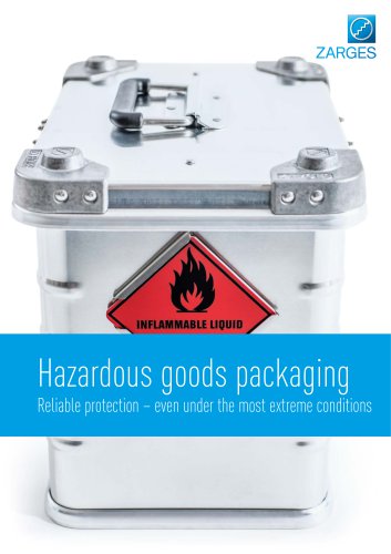 Hazardous goods packaging by ZARGES