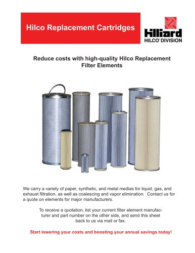 Hilco Replacement Cartridges