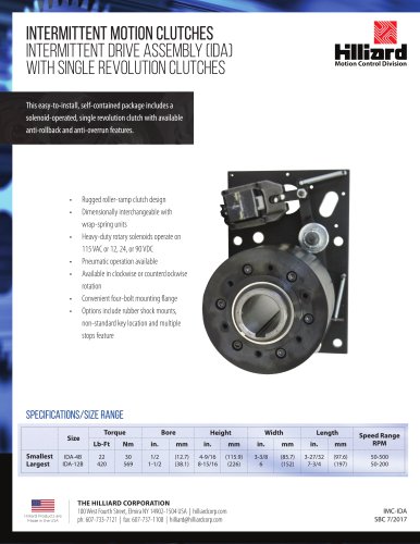 Intermittent Drive Assembly