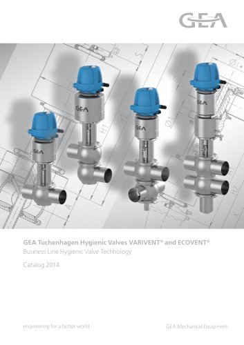 Hygienic Valves VARIVENT and ECOVENT  Catalog 2014