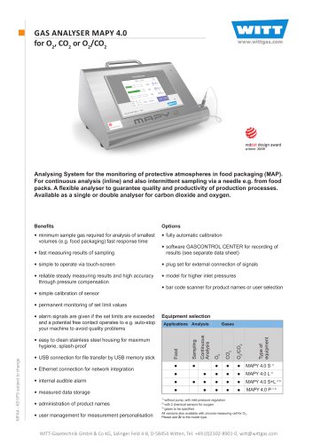 GAS ANALYSER MAPY 4.0