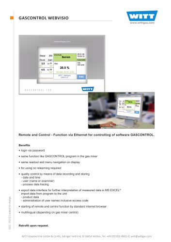 GASCONTROL WEBVISIO