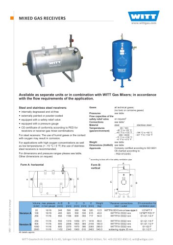 MIXED GAS RECEIVERS