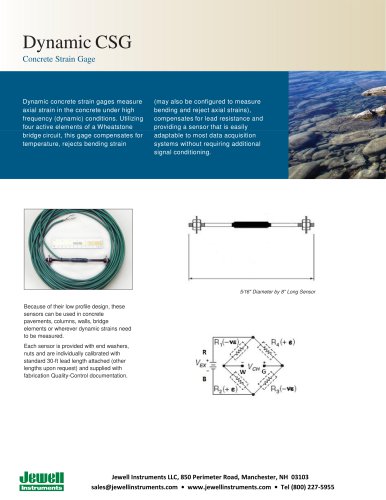 Concrete Strain Gage