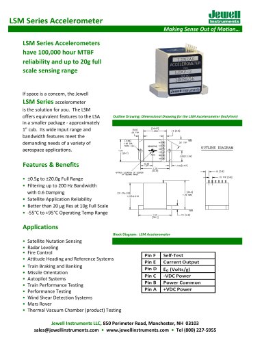 LSM Data Sheet