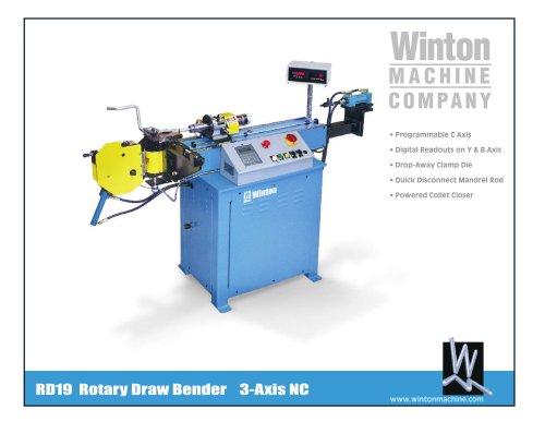 RD19 Rotary draw bender