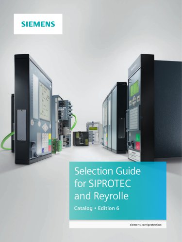 Selection Guide for SIPROTEC and Reyrolle