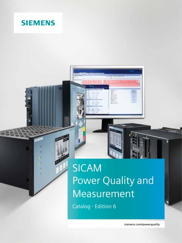 SICAM Power Quality and Measurement Catalog ⋅ Edition 6