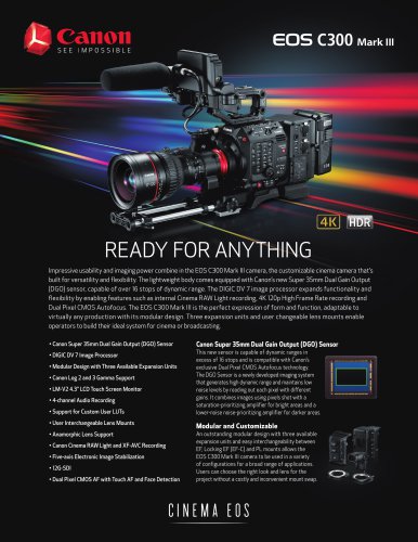 EOS C300 Mark III