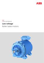 Low Voltage Roller Table Motors