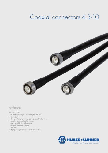 Coaxial Connectors 4.3-10