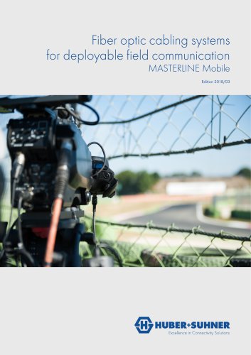 Fiber optic cabling systems for deployable field communication  MASTERLINE Mobile