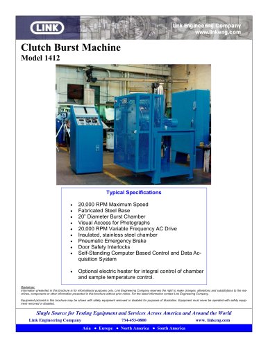 Clutch Burst Machine