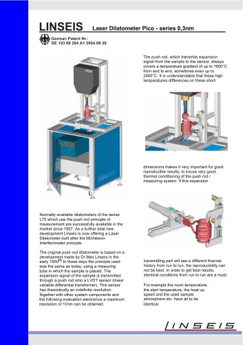 L75 / Laser (DIL Dilatometer)