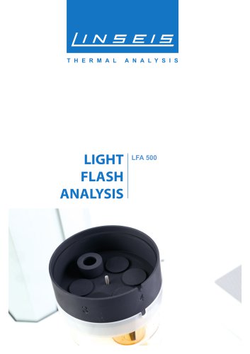 LFA 500 (Thermal Conductivity / Diffusivity)