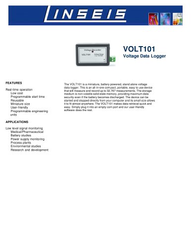 Volt101 - Miniature Low Level Voltage Recorder