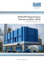 EPSILON® Regenerative Thermal Oxidiser (RTO)