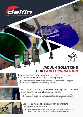 Vacuum solutions for Paint production