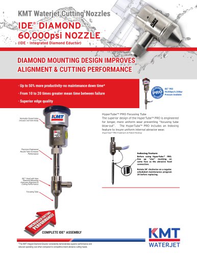 IDE®  DIAMOND 60,000psi NOZZLE