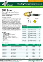 MDB bearing temperature sensors