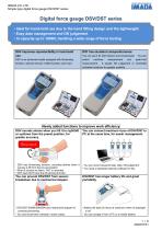 Digital Force Gauge for Handheld DST series