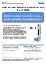 EMX2-500N Advanced Type Vertical Motorized Test Stand