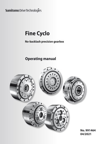 Fine Cyclo - No-backlash precision gearbox